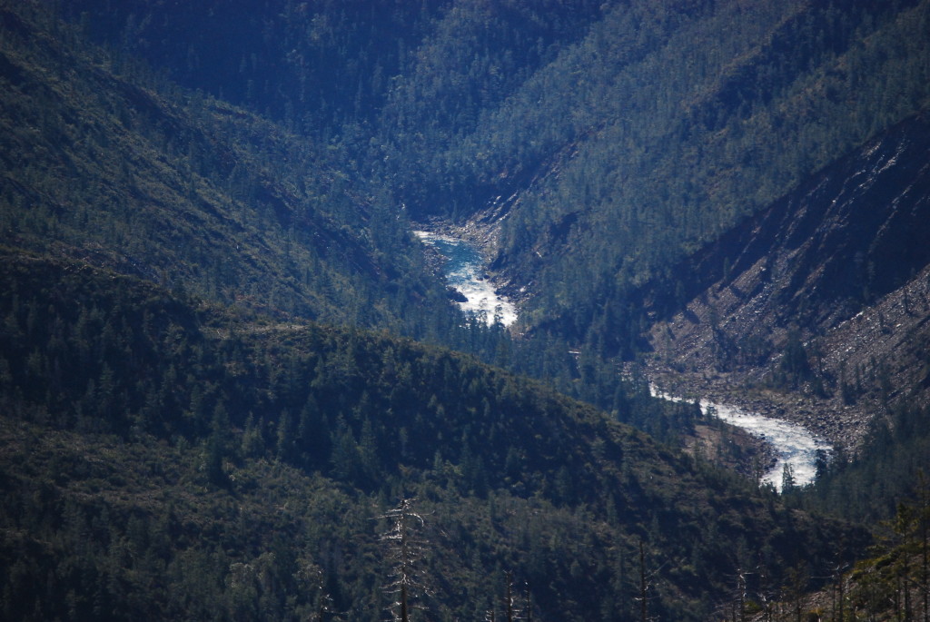 Looking down at Golf Course Rapid