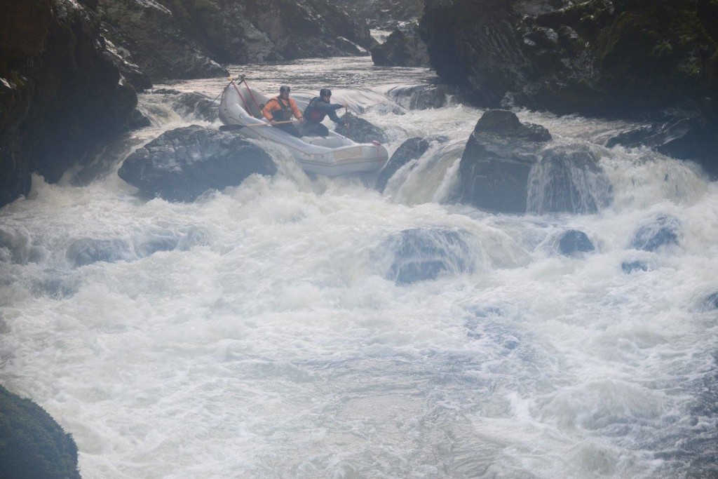 Will and Thorn plugging up the South Fork Smith. Photo credit: Aaron Babcock